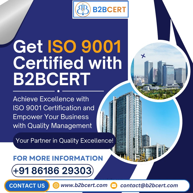 ISO 9001 Consultants in Bangalore – Achieve Quality Excellence with B2BCERT